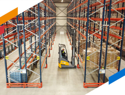 feautured goods and pallet storage